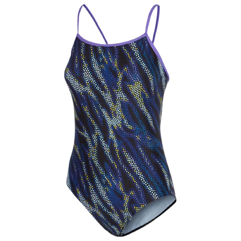 Maru - Jet Stream Pacer Swift Back Ladies Swimsuit - Blue/Multi