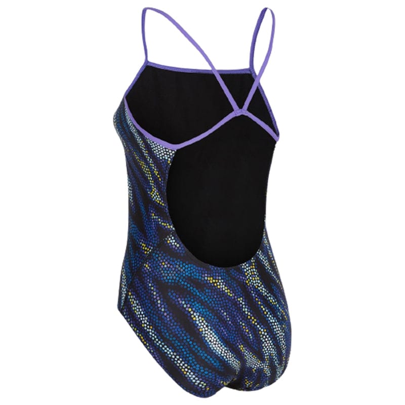 Maru - Jet Stream Pacer Swift Back Ladies Swimsuit - Blue/Multi