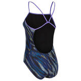 Maru - Jet Stream Pacer Swift Back Ladies Swimsuit - Blue/Multi