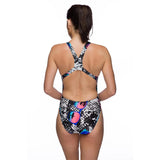 Maru - Sunglasses Zone Back Ladies Swimsuit - Black/Multi