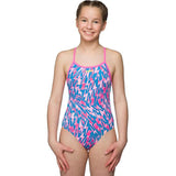 Maru - Lightning Strike Pacer Fly Back Girls Swimsuit - Pink