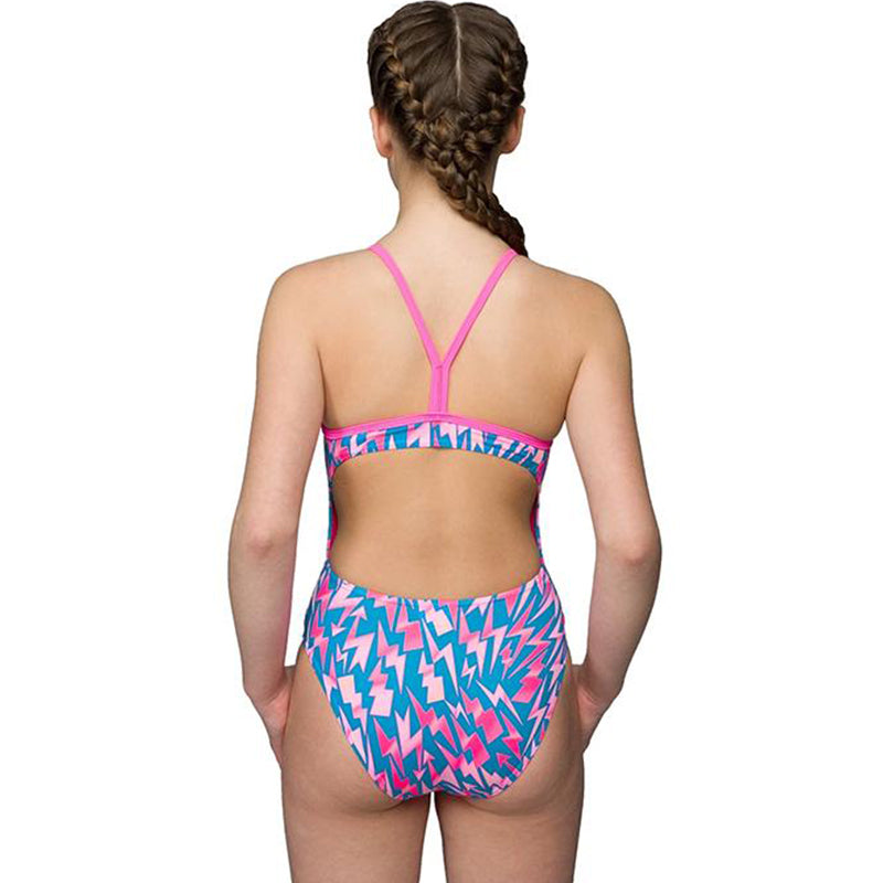 Maru - Lightning Strike Pacer Fly Back Girls Swimsuit - Pink