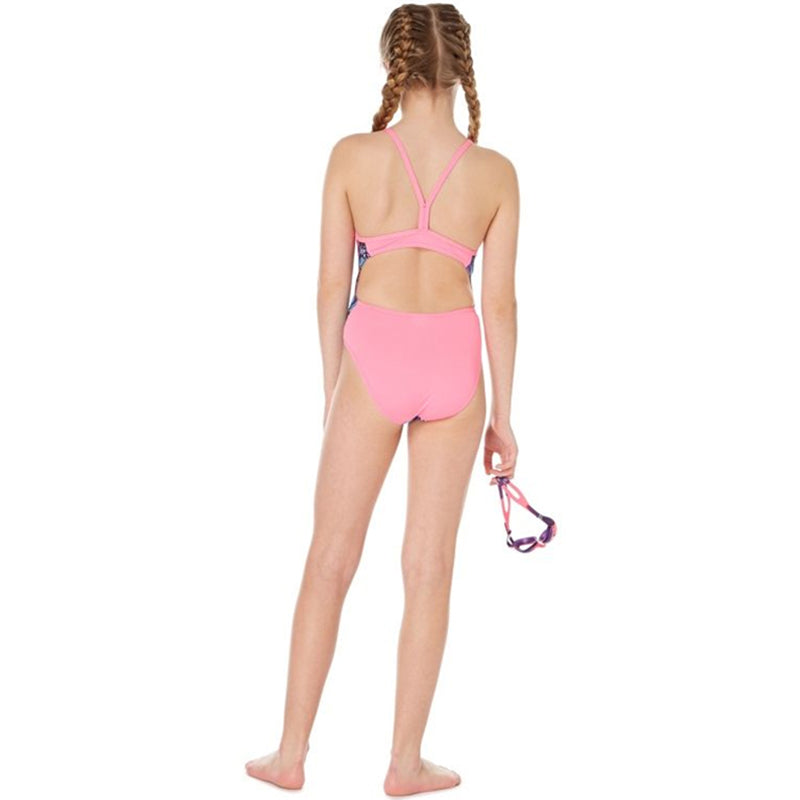 Maru - Mariposa Sparkle Fly Back Girls Swimsuit - Purple/Multi
