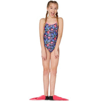 Maru - Mariposa Sparkle Fly Back Girls Swimsuit - Purple/Multi