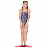 Maru - Mariposa Sparkle Fly Back Girls Swimsuit - Purple/Multi