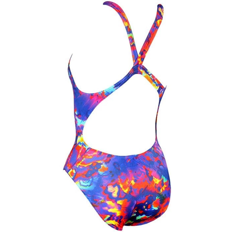 Maru - Mega Pacer Vault Back Ladies Swimsuit - Blue/Red