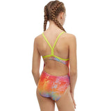 Maru - Mumbai Magic Fly Back Girls Swimsuit - Orange