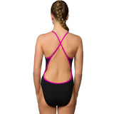 Maru - Navajo Summer Pacer Open Back Ladies Swimsuit - Aqua