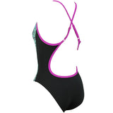 Maru - Navajo Summer Pacer Open Back Ladies Swimsuit - Aqua