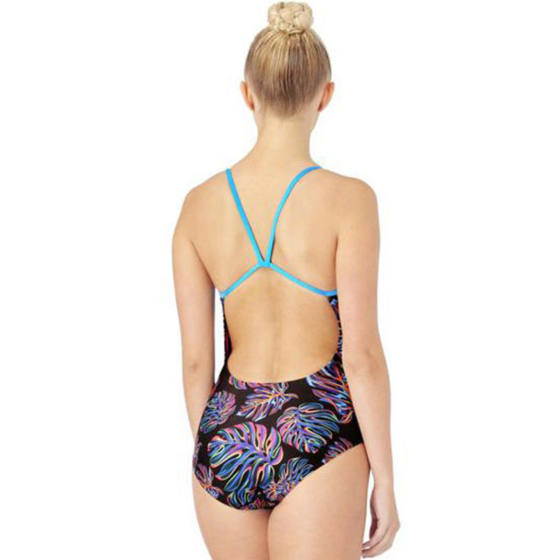 Maru - Palmera Pacer Swift Back Ladies Swimsuit - Black/Multi