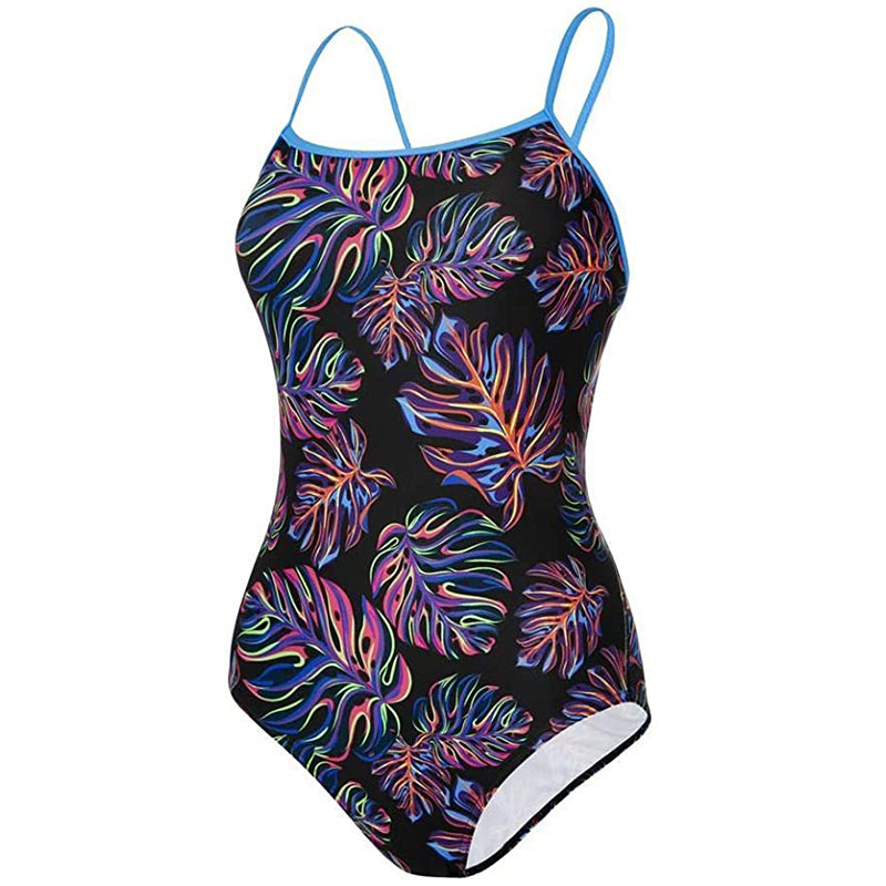 Maru - Palmera Pacer Swift Back Ladies Swimsuit - Black/Multi