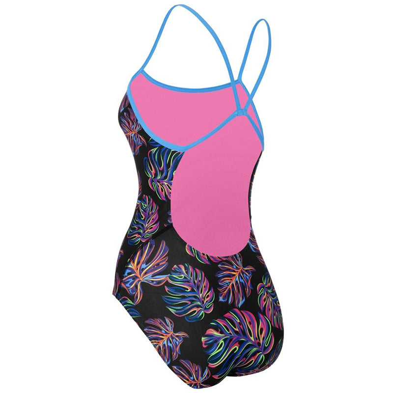 Maru - Palmera Pacer Swift Back Ladies Swimsuit - Black/Multi