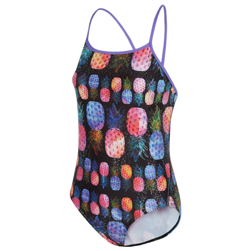 Maru - Pina Colada Ecotech Sparkle Jay Back Ladies Swimsuit - Black/Multi