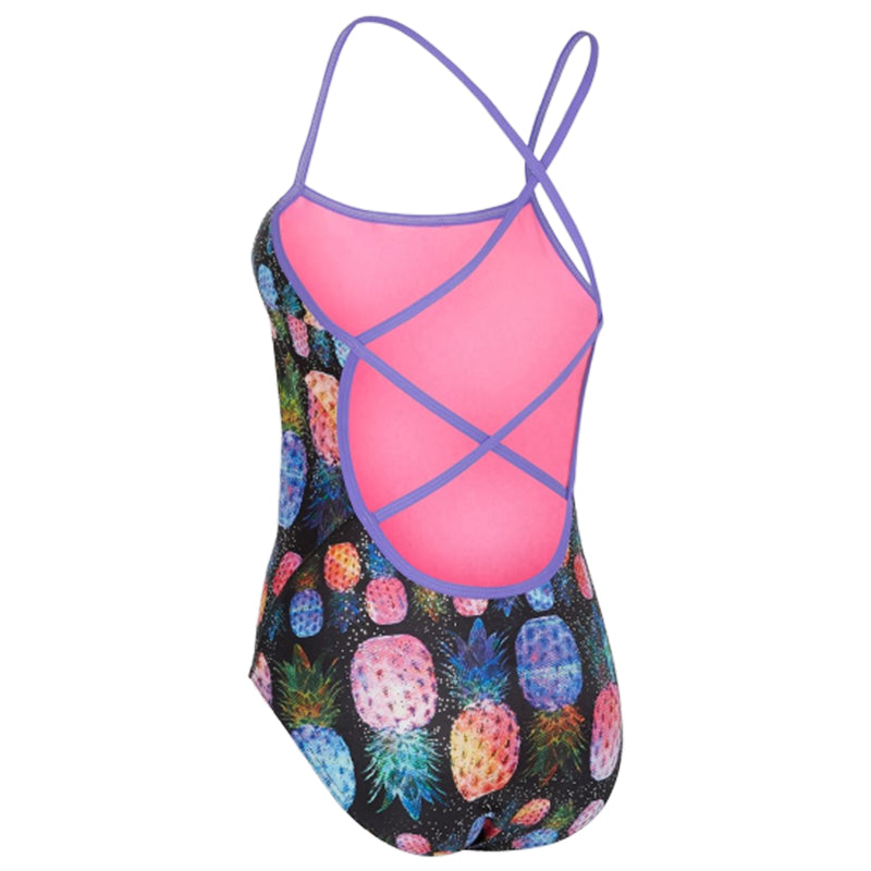 Maru - Pina Colada Ecotech Sparkle Jay Back Ladies Swimsuit - Black/Multi