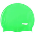 Maru - Plain Coloured Silicone Swim Hat - Green