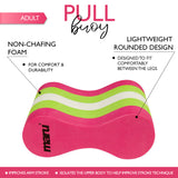 Maru - Pull Buoy Pink/Lime/White