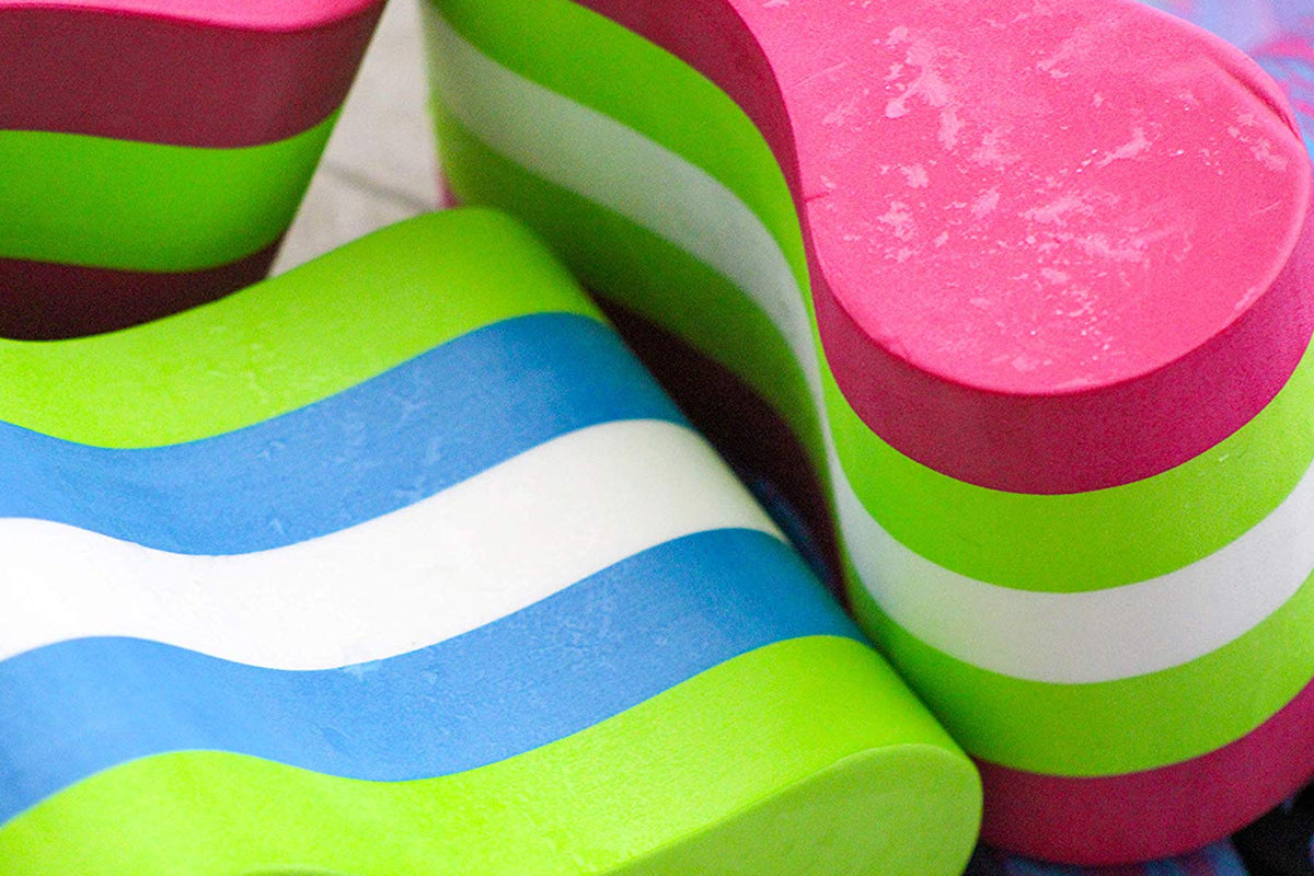 Maru - Pull Buoy Pink/Lime/White