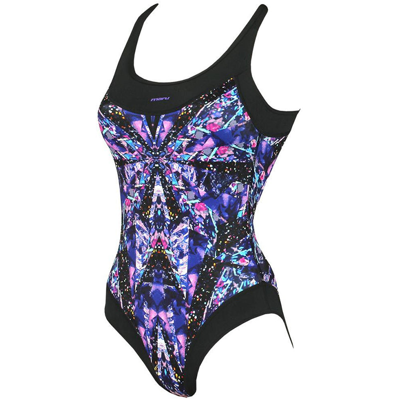 Maru - Shatter Pacer Dive Back Ladies Swimsuit - Purple