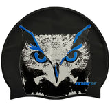 Maru - Silicone Swim Hat - Owl Print