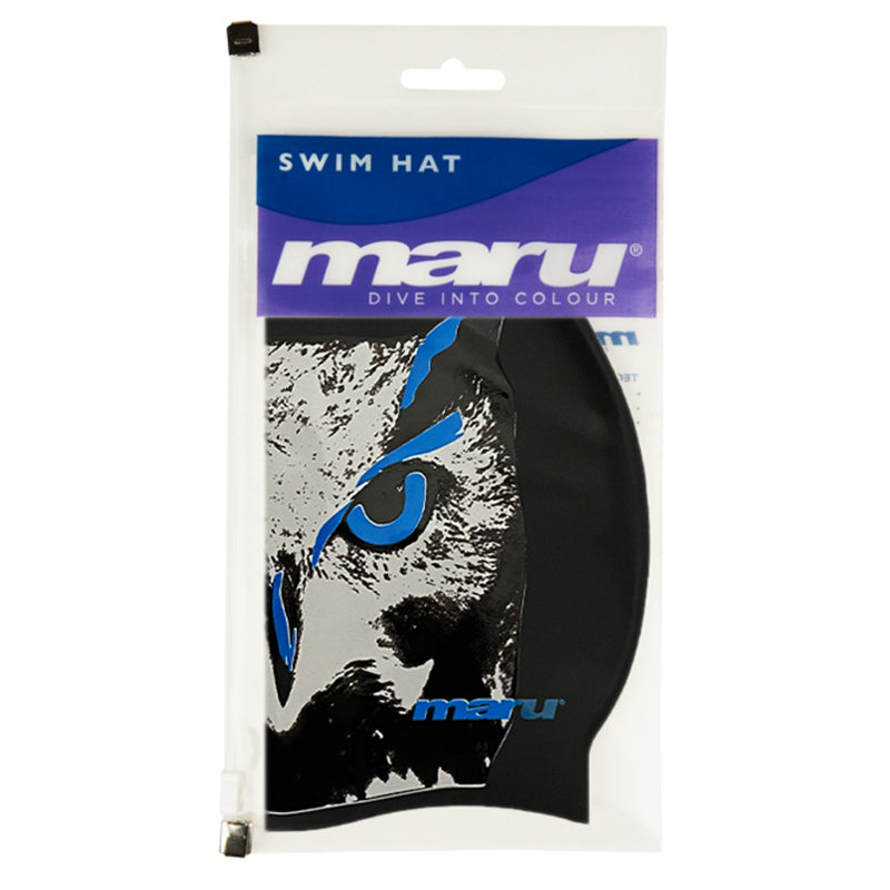 Maru - Silicone Swim Hat - Owl Print