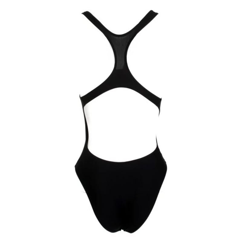 Maru - Solid Pacer Open Back Girls Swimsuit - Navy