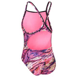 Maru - Strata Ecotech Ace Back Ladies Swimsuit - Pink/Gold