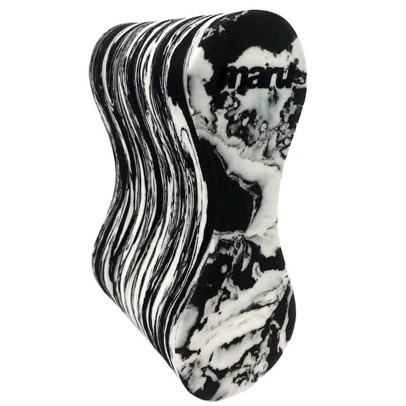 Maru - Swirl Pull Buoy - Black/White