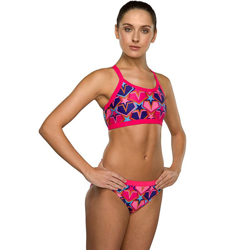 Maru - Wonder Woman Pacer Training Ladies Bikini - Pink – Aqua Swim Supplies
