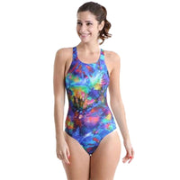 Maru - Zest Tek Back Ladies Swimsuit - Blue