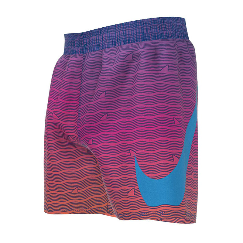 Nike - Boys  Shark Stripe Breaker 4" Volley Short (Photo Blue)