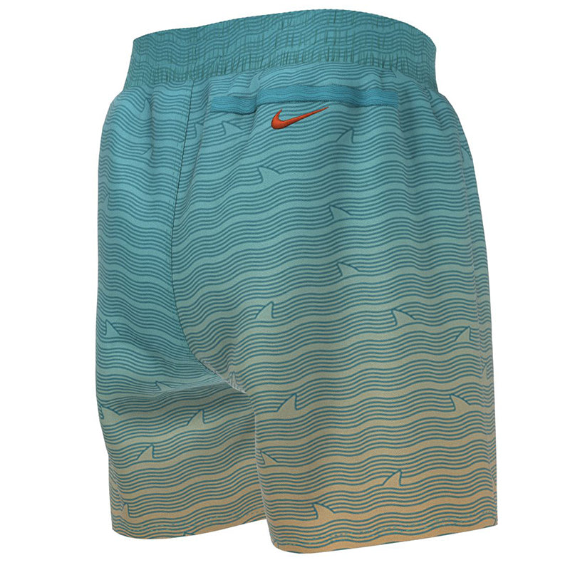 Nike - Boys Shark Stripe Breaker 4" Volley Short (Rush Orange)