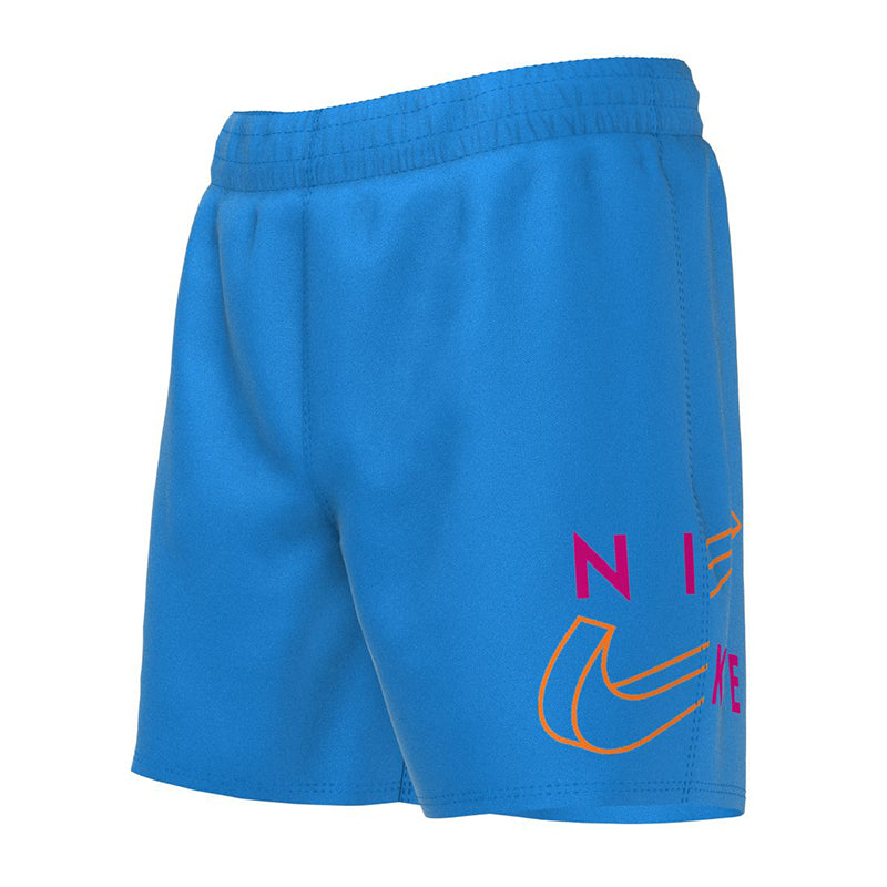 Nike - Boy's Split Logo Lap 4" Volley Short (Photo Blue)