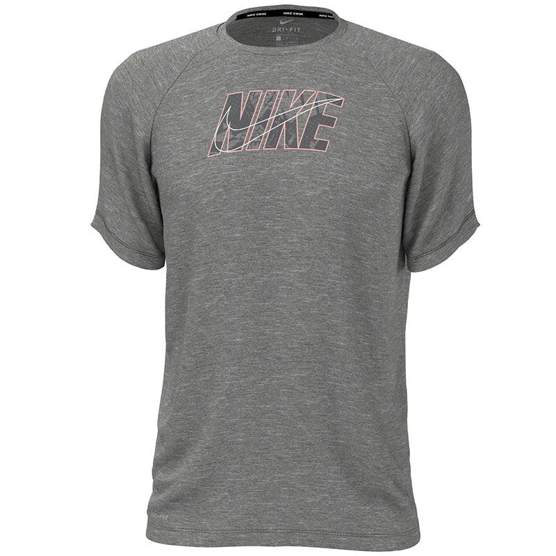 Nike - Collage Logo Short Sleeve Hydroguard (Particle Grey)