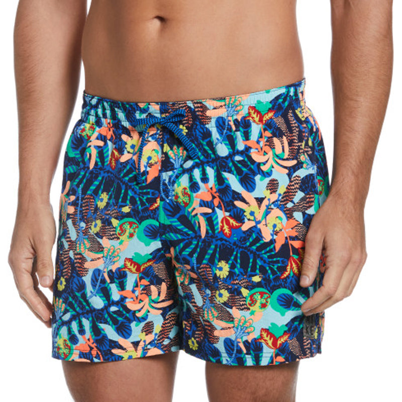 Nike - Electric Floral Icon 5" Volley Short (Midnight Navy)