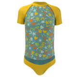Nike - Fun Forest Short Sleeve Top Bikini Set (Washed Teal)