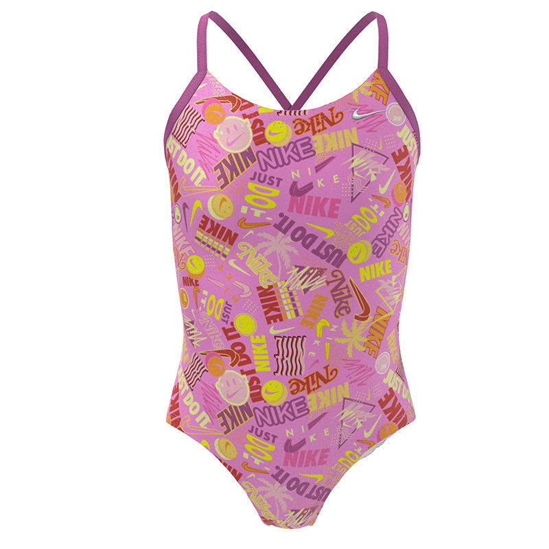 Nike - Girl's Have A Nike Day Crossback One Piece (Pink Spell)