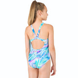 Nike - Girls Hydrastrong Multiple Prints Fastback One Piece (Cool Multi)