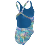 Nike - Girls Hydrastrong Multiple Prints Fastback One Piece (Cool Multi)