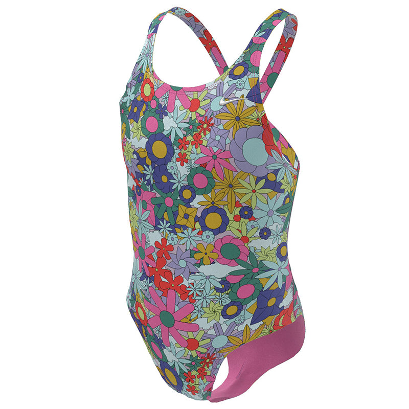 Nike - Girls Hydrastrong Multiple Prints Fastback One Piece (Lapis)