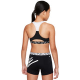 Nike - Girl's Script Logo Crossback Sport Bikini & Short Set (Black)
