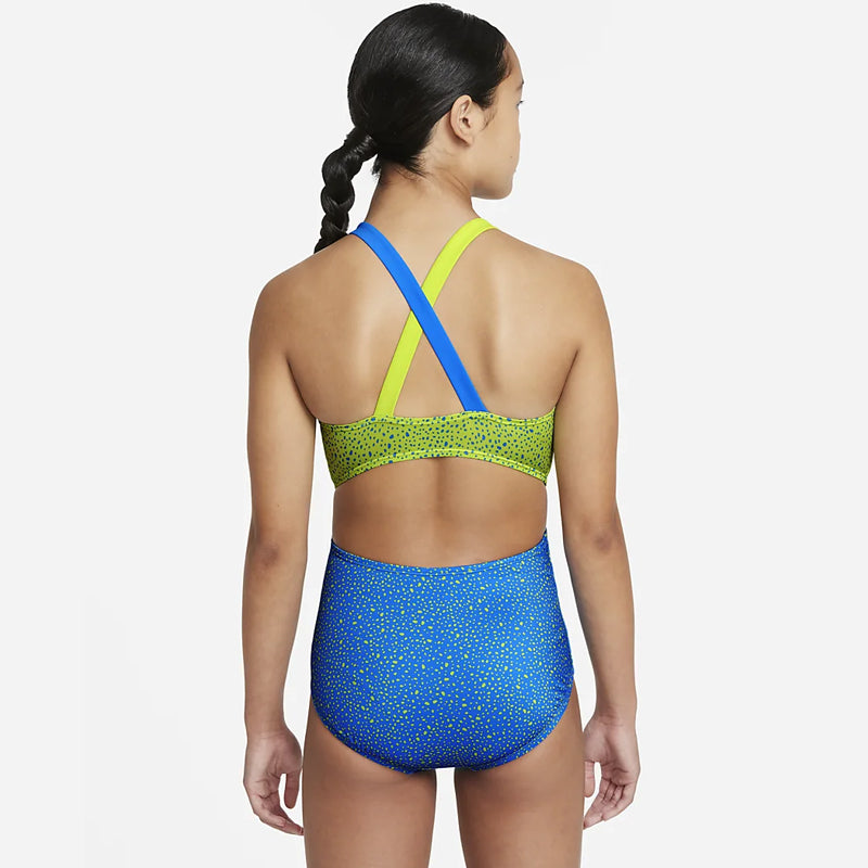 Nike - Girls' Water Dots Crossback Monokini (Photo Blue)