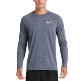 Nike - Heather Long Sleeve Hydroguard (Midnight Navy)
