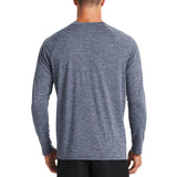 Nike - Heather Long Sleeve Hydroguard (Midnight Navy)