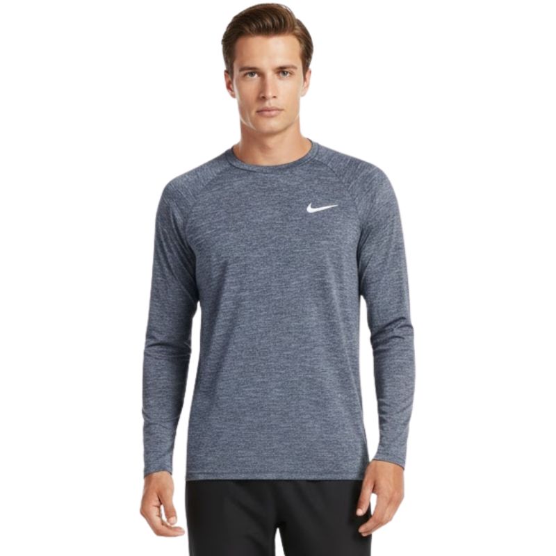Nike - Heather Long Sleeve Hydroguard (Midnight Navy)