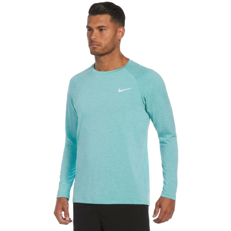 Nike - Heather Long Sleeve Hydroguard (Washed Teal)