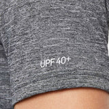 Nike - Heather Short Sleeve Hydroguard (Black)