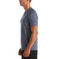 Nike - Heather Short Sleeve Hydroguard (Midnight Navy)