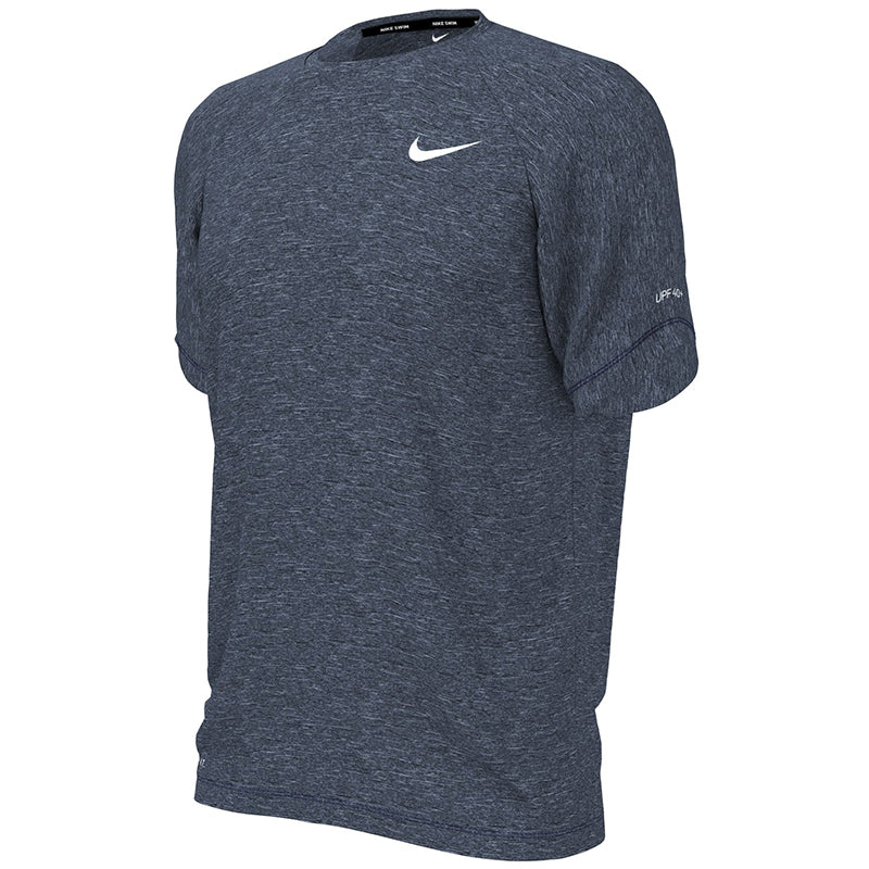 Nike - Heather Short Sleeve Hydroguard (Midnight Navy)