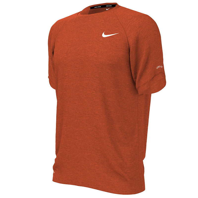 Nike - Heather Short Sleeve Hydroguard (Rush Orange)