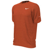 Nike - Heather Short Sleeve Hydroguard (Rush Orange)